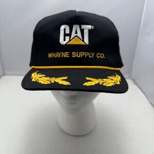 Vintage Caterpillar CAT Whayne Supply Co Hat Scrambled Eggs Snapback